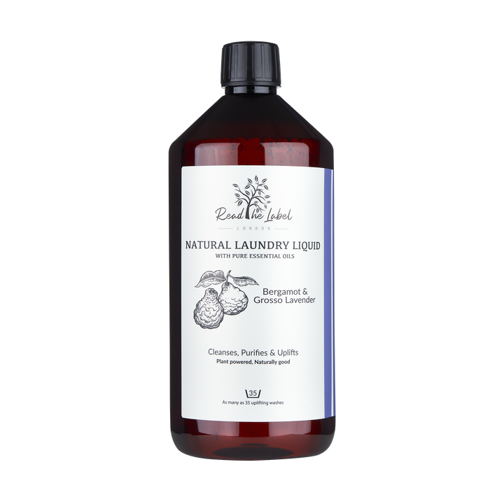 Natural Laundry Liquid – Bergamot & Grosso Lavender - 1000ML
