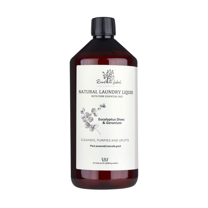 Natural Laundry Liquid – Eucalyptus & Geranium - 1000ML