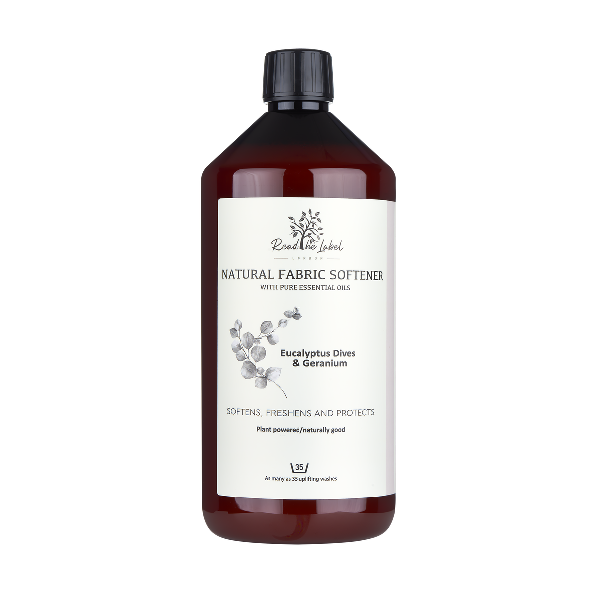 Natural Fabric Softener – Eucalyptus Dives & Geranium - 1000ML