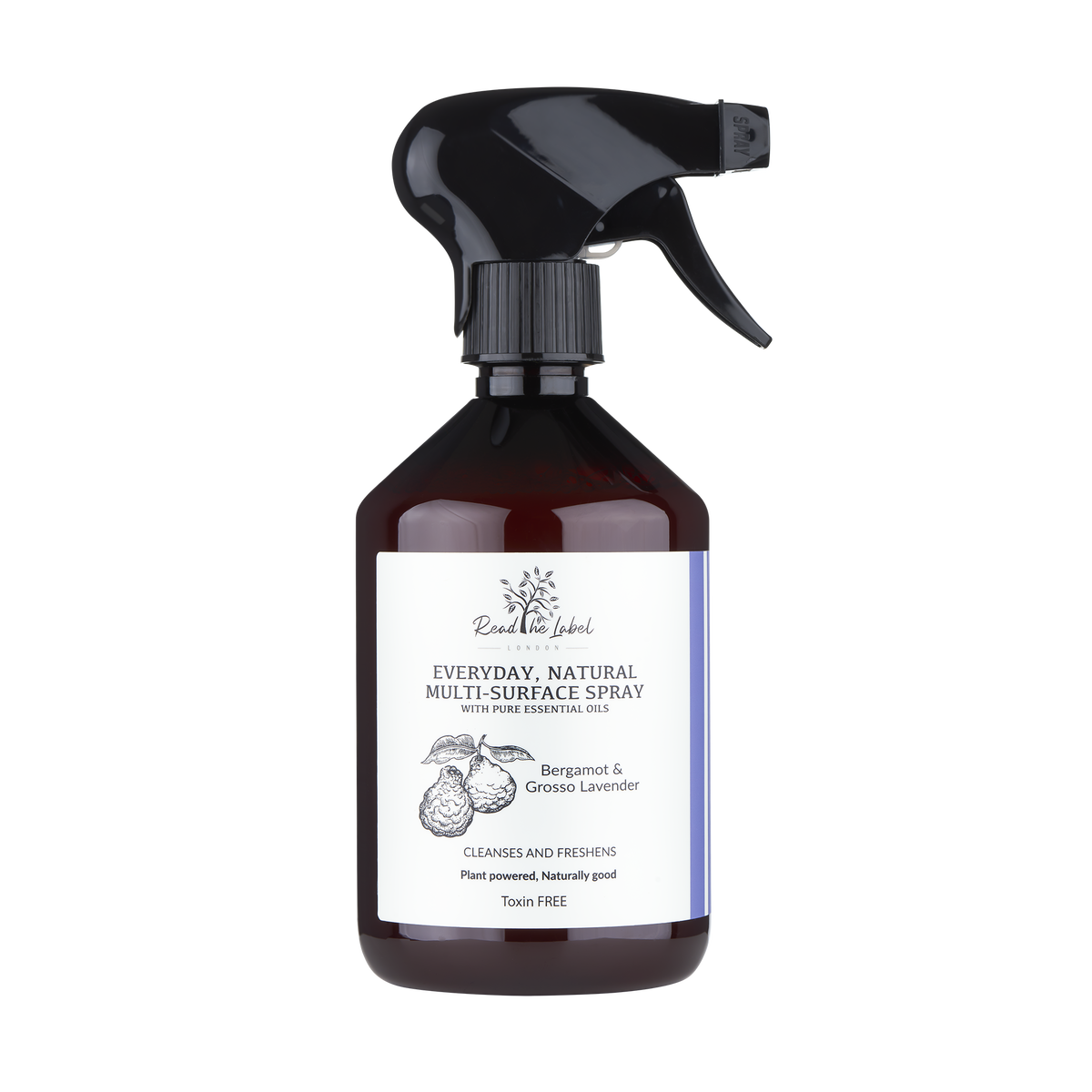 Natural Multi-Surface Spray – Bergamot & Lavender - 500ML
