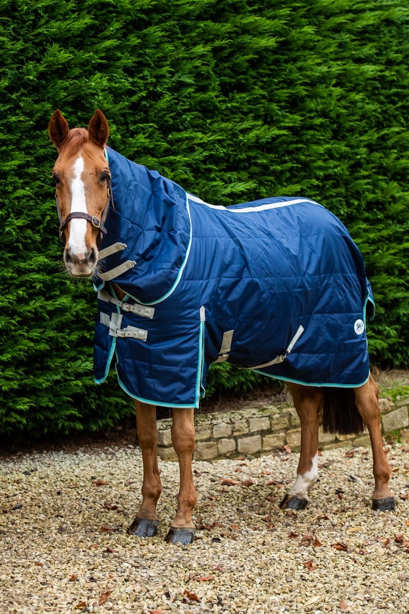 450g Stable Rug With Detachable Neck - Navy - image 2 - Wellbeing Pets