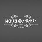 Personalised Wedding Cake Knife & Server Set – Engraved Stainless Steel