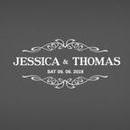 Personalised Wedding Cake Knife & Server Set – Engraved Stainless Steel
