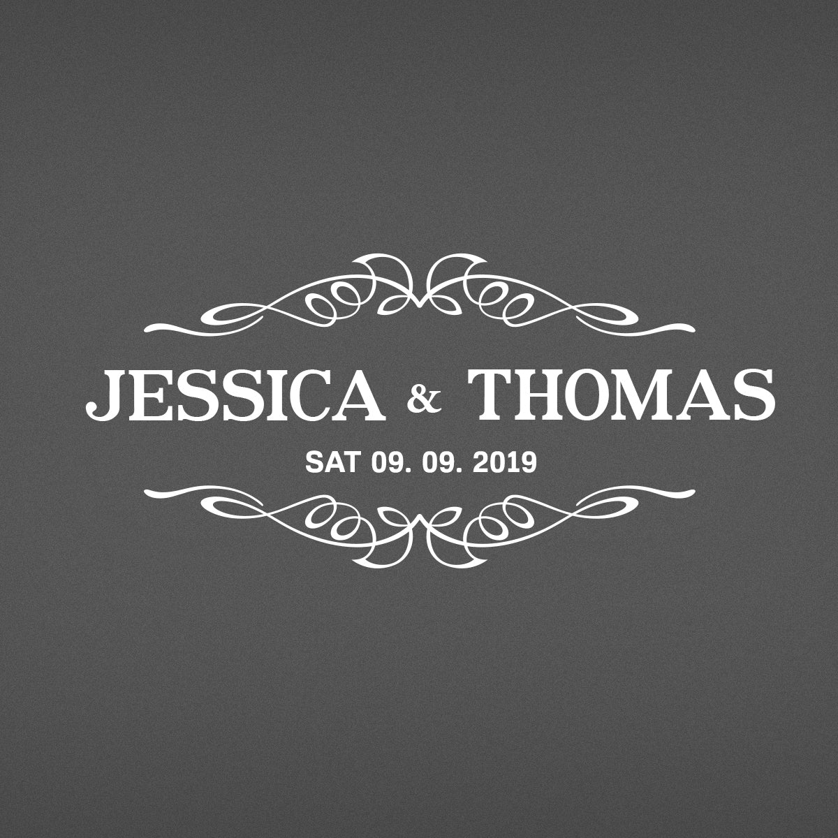 Personalised Wedding Cake Knife & Server Set – Engraved Stainless Steel