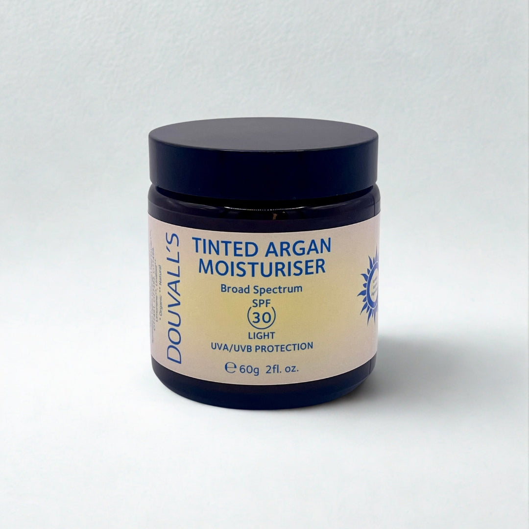 Tinted Argan Moisturiser with SPF30 UVA/UVB protection 60ml | Available in three shades