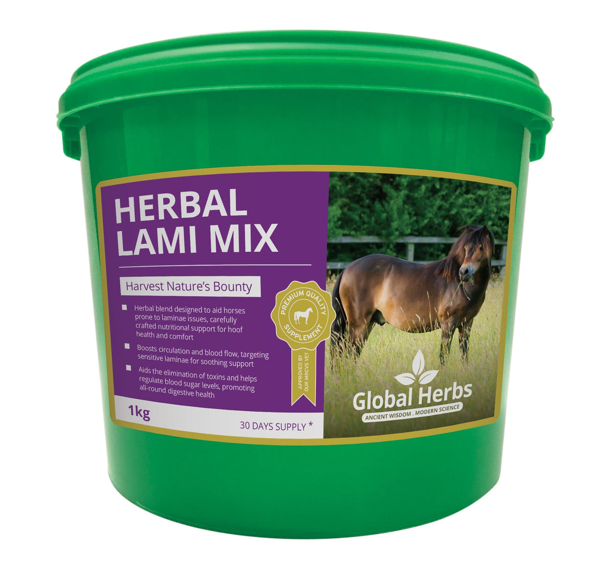 Global Herbs Herbal Lami Mix for Horses - Wellbeing Pets
