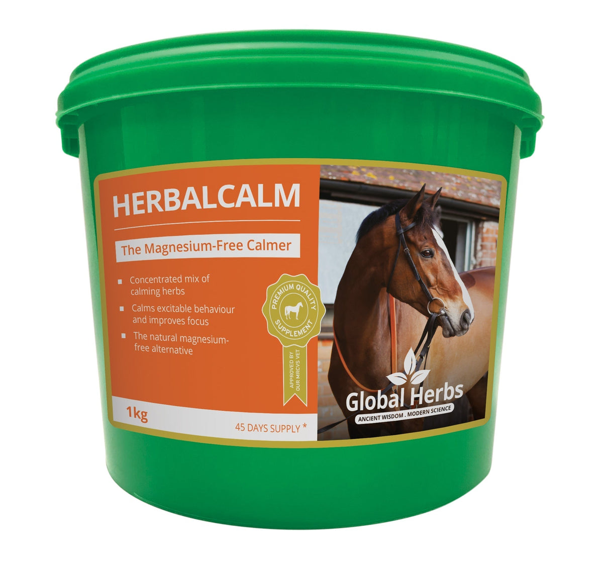 Global Herbs HerbalCalm for Horses - Wellbeing Pets