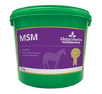 Global Herbs MSM 1kg for Horses - Wellbeing Pets