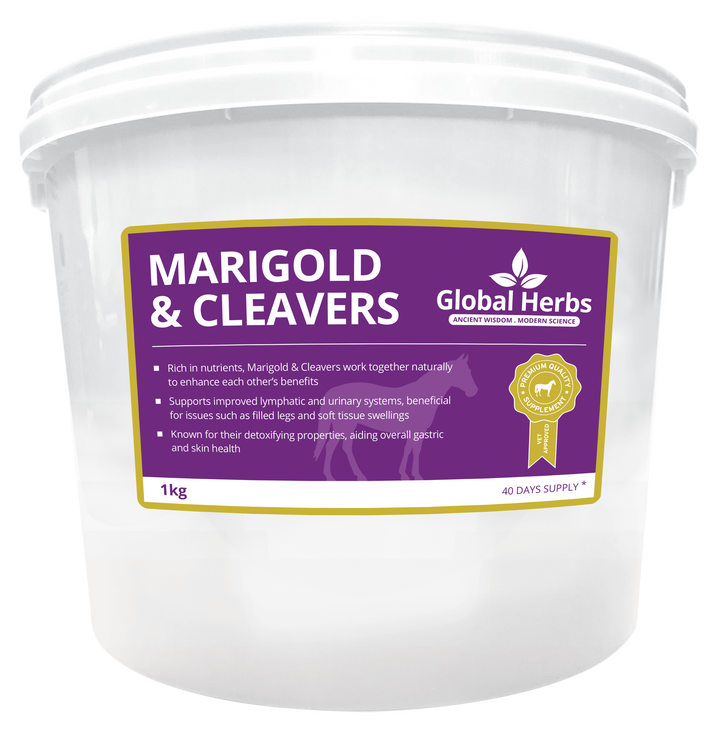 Global Herbs Marigold and Cleavers Mix for Horses