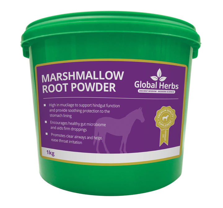 Global Herbs Marshmallow Root Powder for Horses