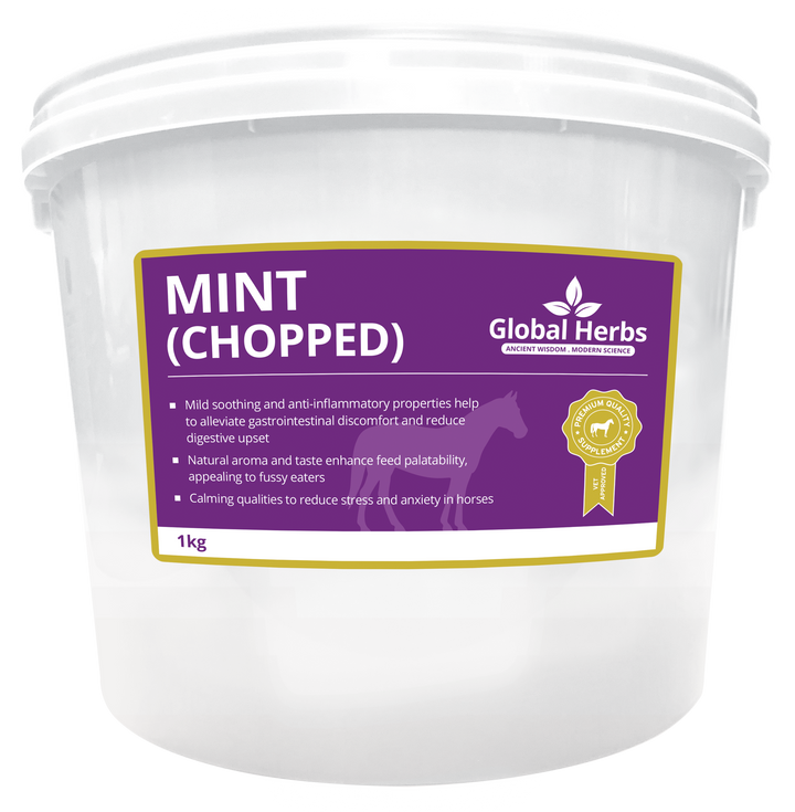 Global Herbs Mint Chopped for Horses