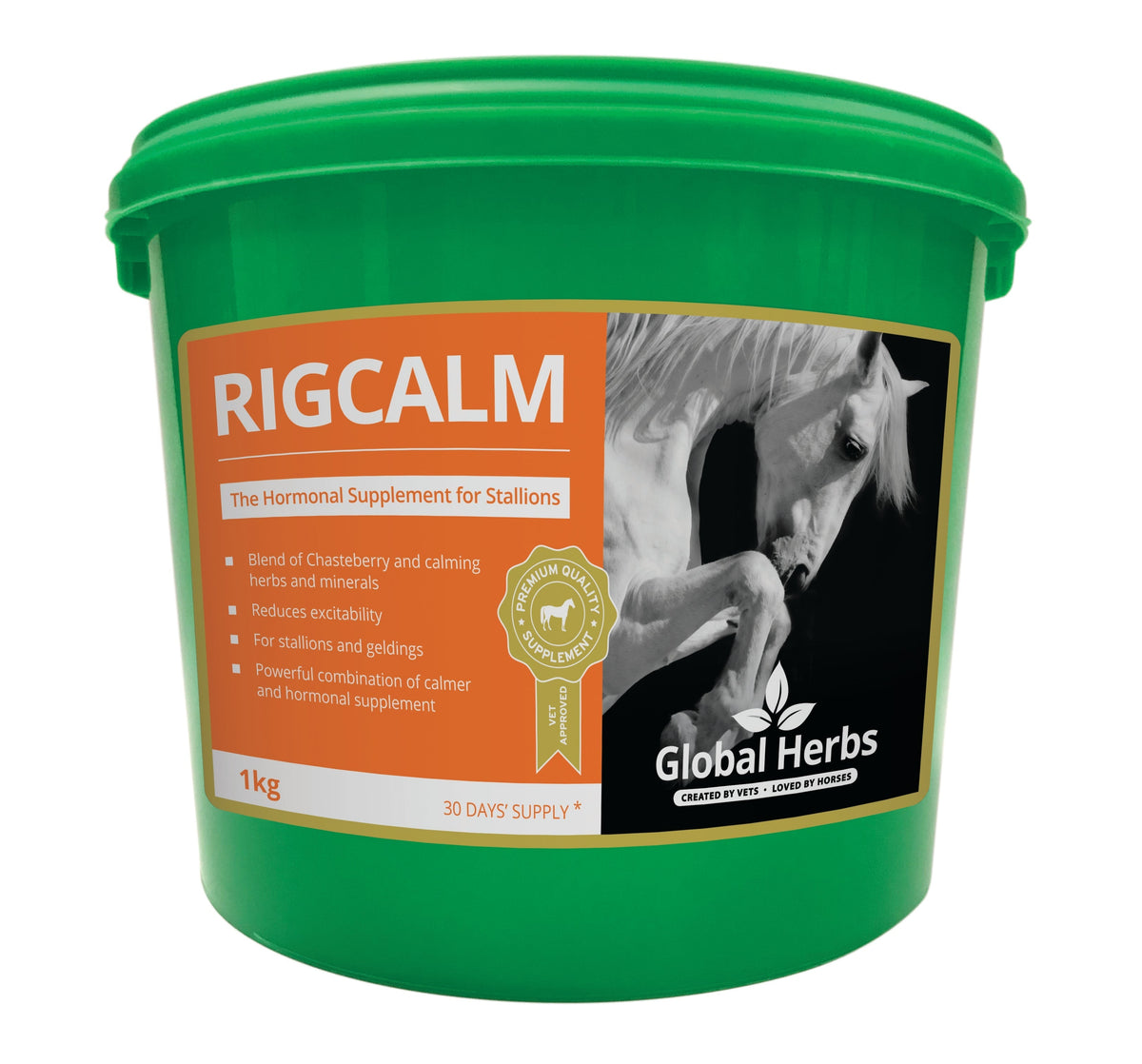 Global Herbs RigCalm for Horses - Wellbeing Pets