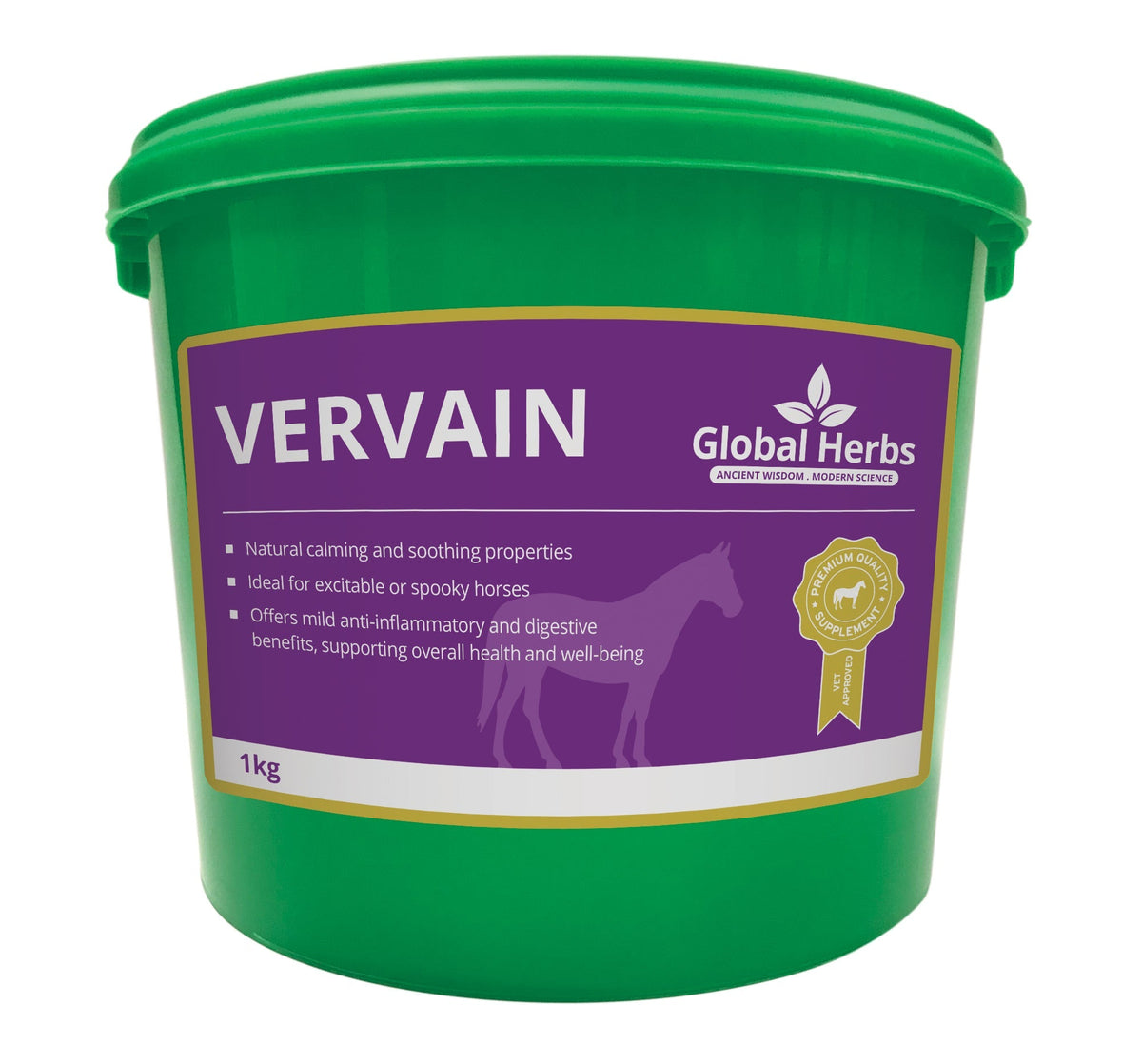 Global Herbs Vervain for Horses - Wellbeing Pets