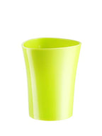 London Boutique Bathroom Accessories 5 piece Set Colour Matching Bin Soap Dish Soap Dispenser Toothbrush Holder Tumbler (Green)