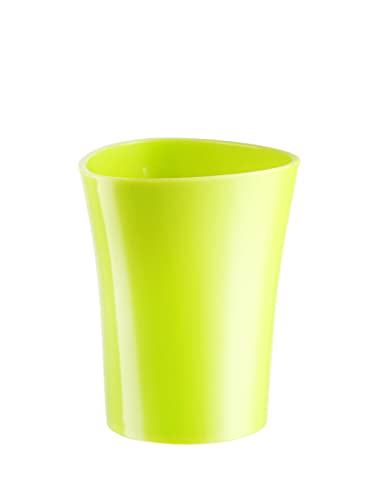 London Boutique Bathroom Accessories 5 piece Set Colour Matching Bin Soap Dish Soap Dispenser Toothbrush Holder Tumbler (Green)
