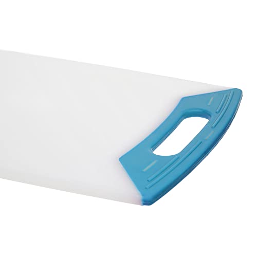 London Boutique Chopping Board - Chopping Board Set - 4 Pieces Set - Heavy Duty BPA Free - Non-Slip Rubber Feet - Blue Color - for Raw Fish - 42.5cm*25.5cm