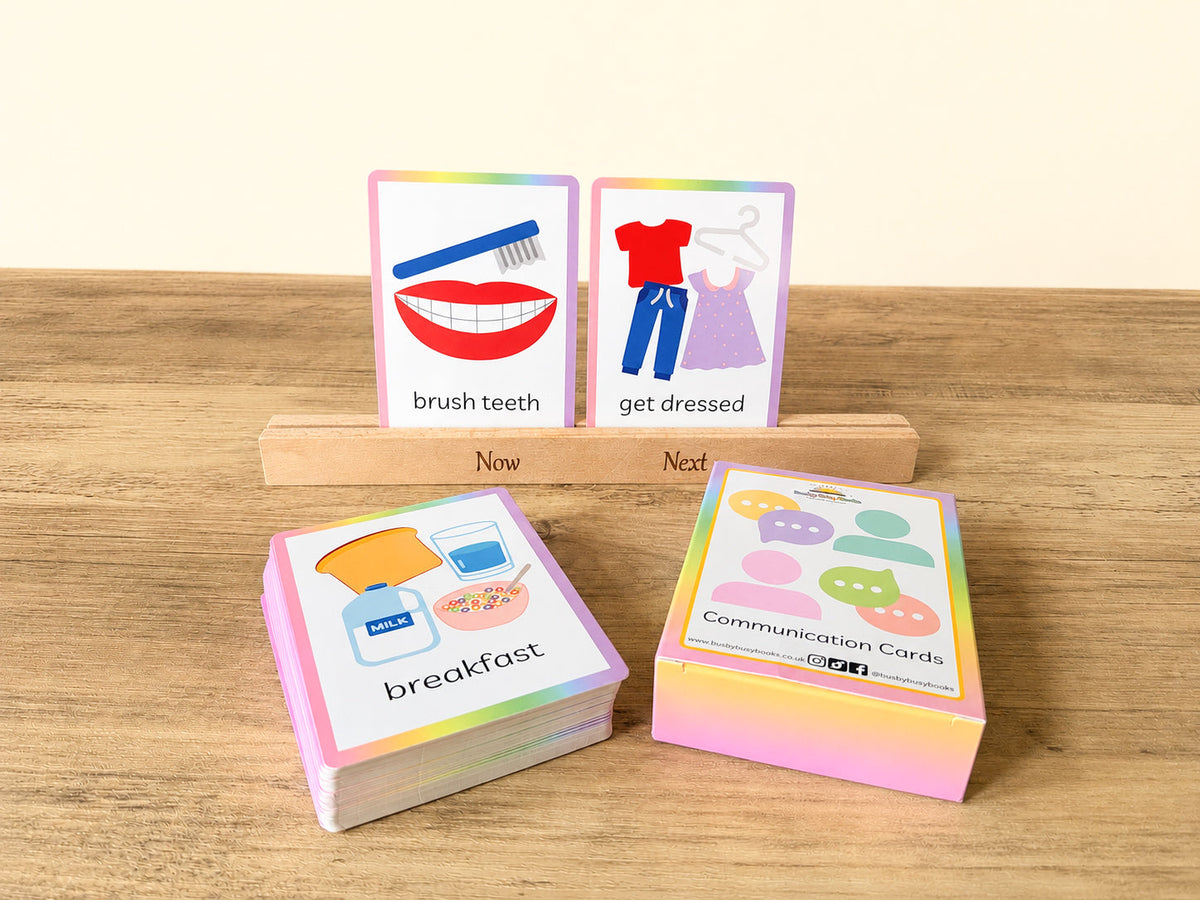Now, Then & Next / Now & Next Stand & Flashcard Set