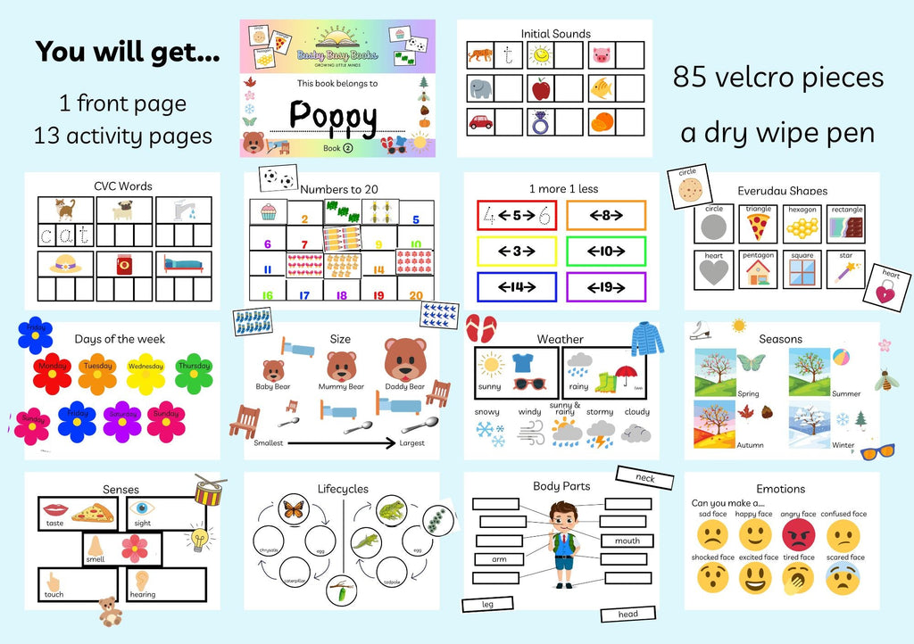 4 x Busy Book Bundle