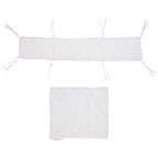 2pc Dimple Crib/Cradle Quilt & Bumper Bedding Set