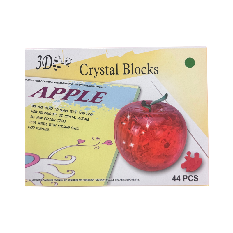 3D Crystal Apple Jigsaw Puzzle
