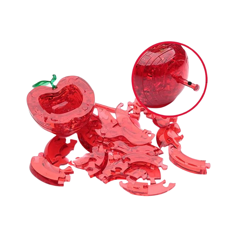 3D Crystal Apple Jigsaw Puzzle