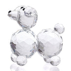 London Boutique Decorative Crystal Dog with swarovski crystal elements Gift Prsent (7508 Single)