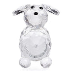 London Boutique Decorative Crystal Dog with swarovski crystal elements Gift Prsent (7508 Single)