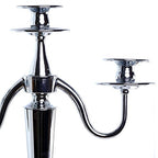 Large Tall Candelabra 5 Arms 3 Arms Candle Holder Silver Solid Brass (3 Arms)