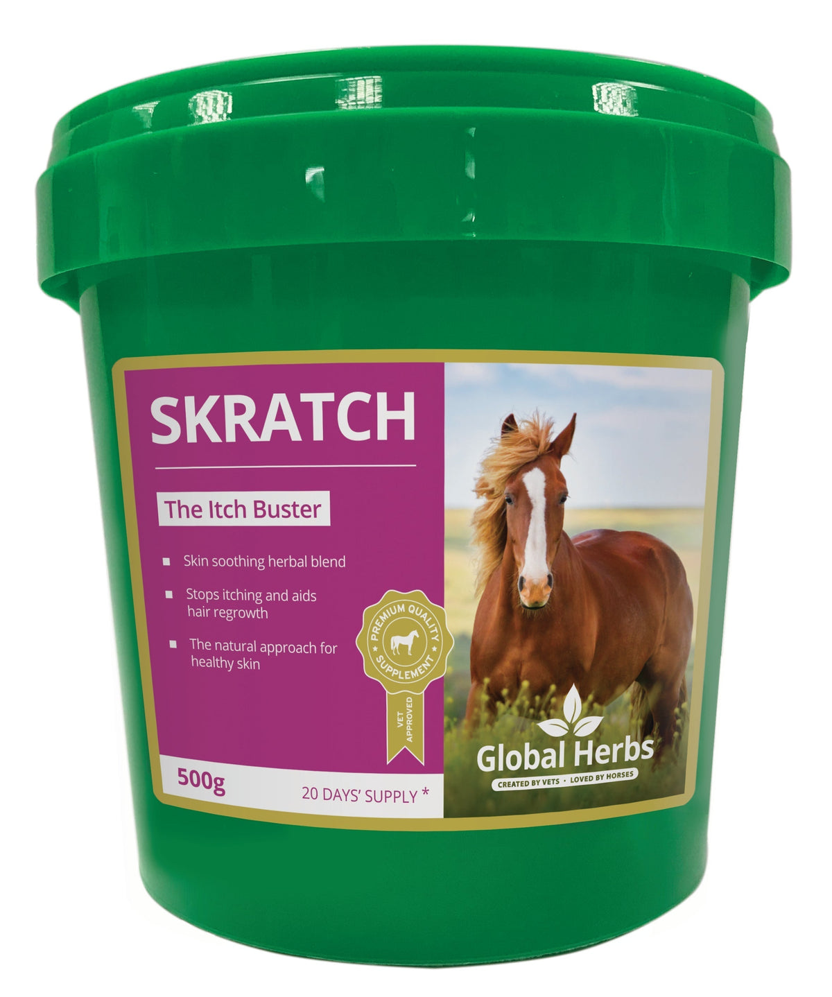 Global Herbs Skratch for Horses - image 2 - Wellbeing Pets