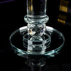 London Boutique Crystal Tea Light Candle Holders Decorative with swarovski crystal elements 3 Arms Gift Present (3 Arms)