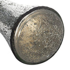 London Boutique Vase Cylinder Handmade Mosaic Glitter Vase Decorative Sparkled Glass gift present (Cylinder Black)