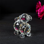 London Boutique Decorative Crystal Dog with swarovski crystal elements Gift Prsent (7508 Single)