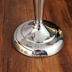 Large Tall Candelabra 5 Arms 3 Arms Candle Holder Silver Solid Brass (3 Arms)