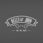 Personalised Wedding Cake Knife & Server Set – Engraved Stainless Steel