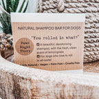 You Rolled in What?! Natural Deodorising Dog Shampoo Bar – 80g product image
