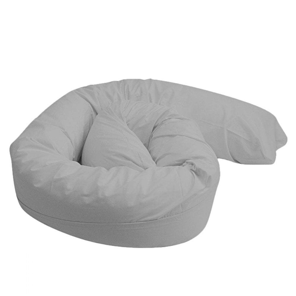 9 Ft Maternity Pillow Case - Grey