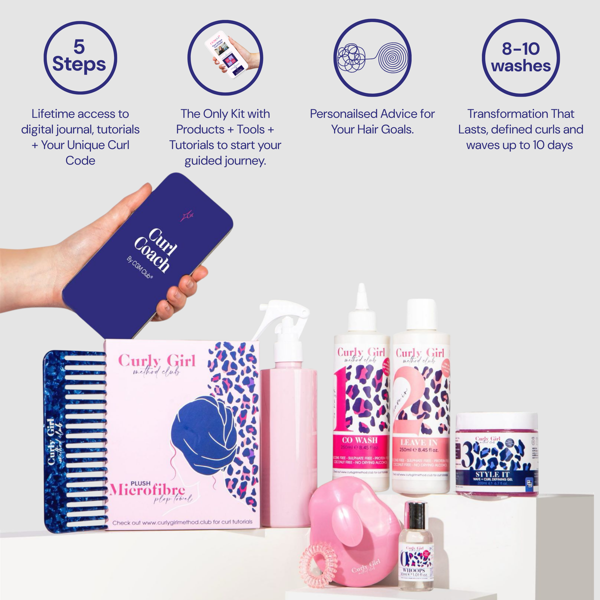 Wavy + Curly Girl Method Starter Kit