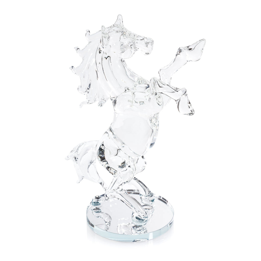 London Boutique Decorative Crystal Animal Horse Ornament with swarovski crystal elements Gift Present 7516 (Quantity 1 piece)