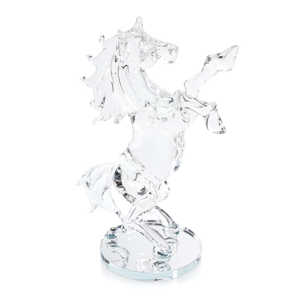 London Boutique Decorative Crystal Animal Horse Ornament with swarovski crystal elements Gift Present 7516 (Quantity 1 piece)