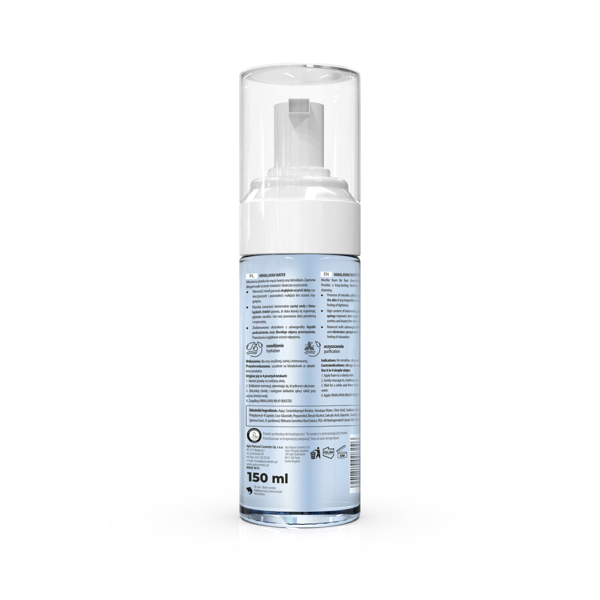 APIS Himalayan Water Micellar Cleansing Foam | 150 ml