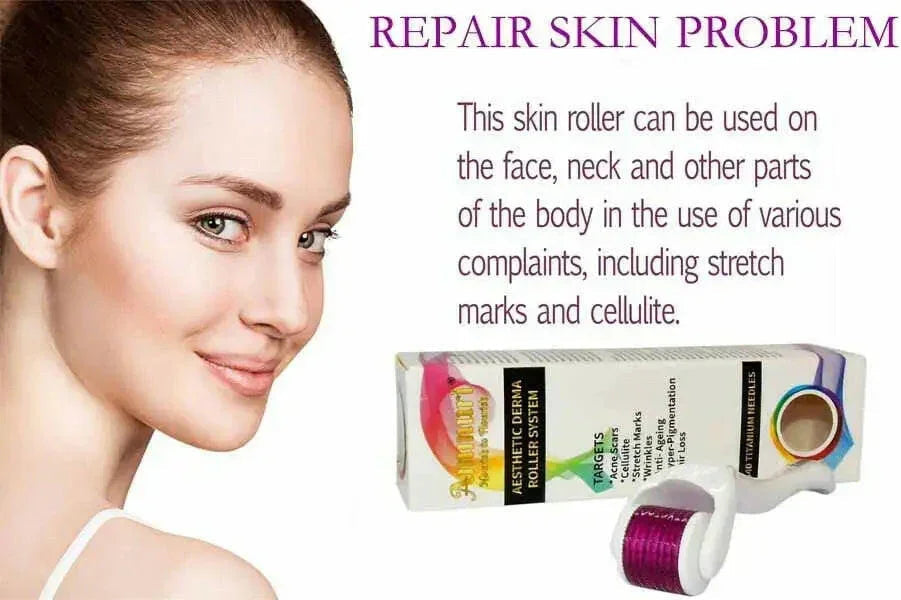 Titanium Derma Roller – 0.2mm, 0.25mm & 0.5mm Options | Ammuri