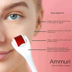 Titanium Derma Roller – 0.2mm, 0.25mm & 0.5mm Options | Ammuri