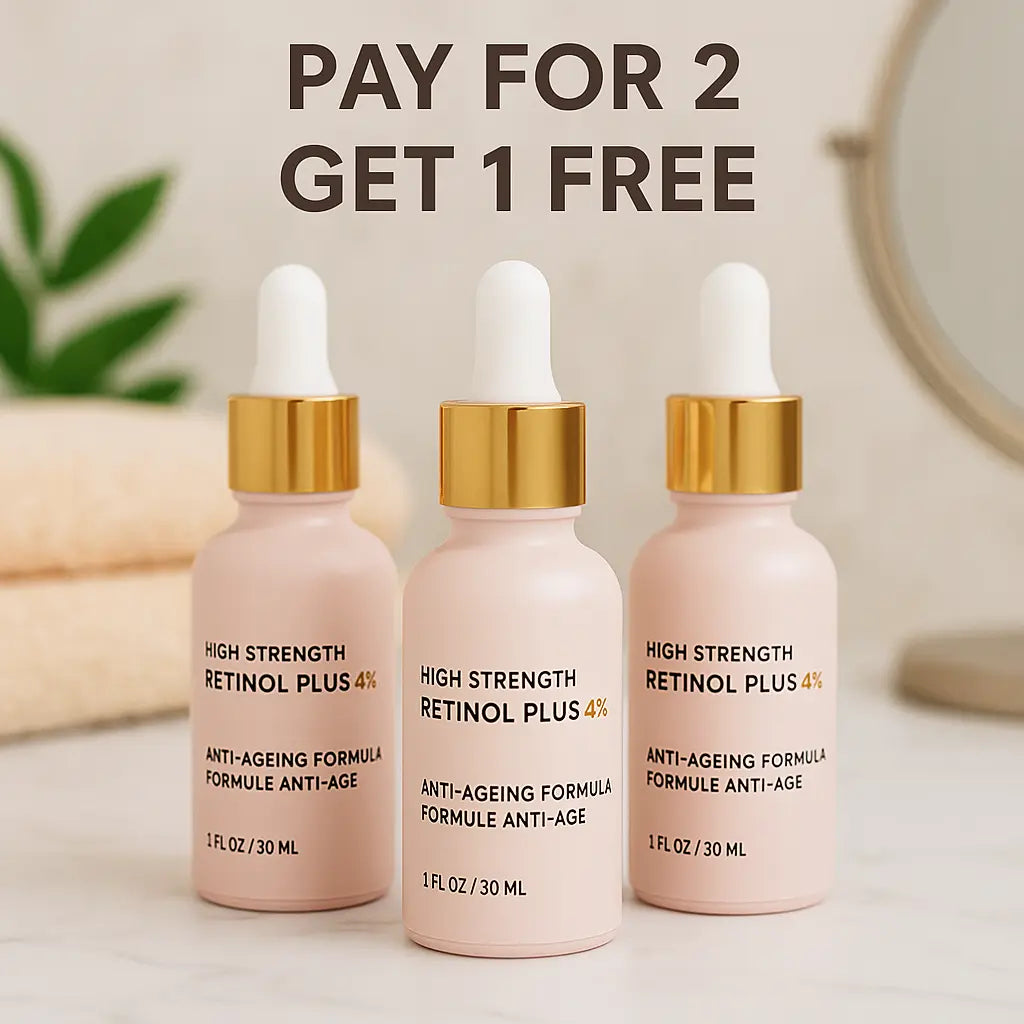 High Strength Retinol 4% Plus Serum – 3 Pack (30ml Each) | Ammuri