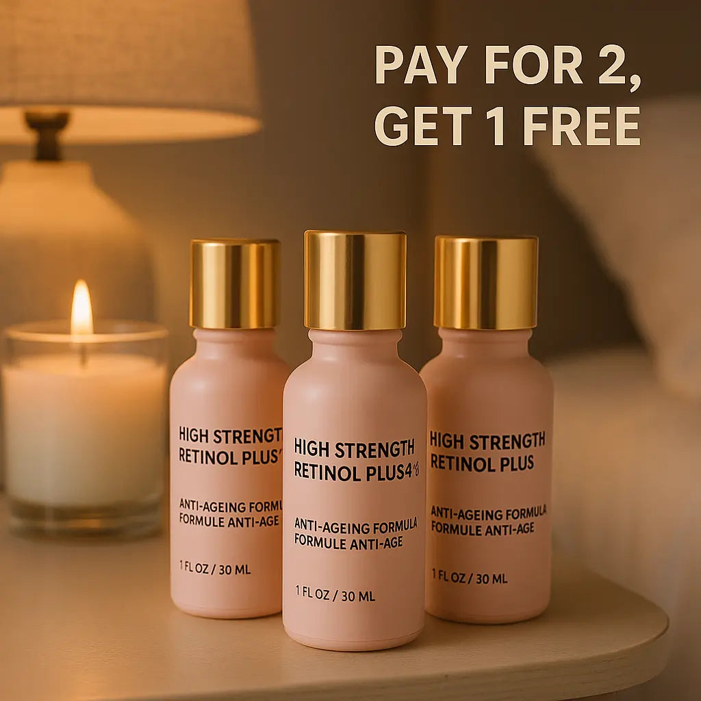 High Strength Retinol 4% Plus Serum – 3 Pack (30ml Each) | Ammuri