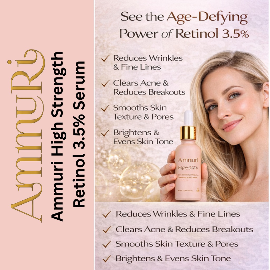 High Strength Retinol 3.5% Serum – Concentrated Formula (30ml) | Ammuri