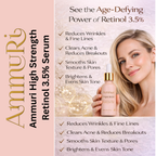 Retinol 3.5% Serum with Hyaluronic Acid & Vitamins (30ml) | Ammuri