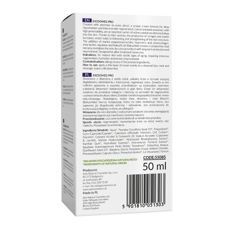 Apis EXOSOMES PRO HOME THERAPIS Biostimulating cream with plant-derived exosomes | 50 ml