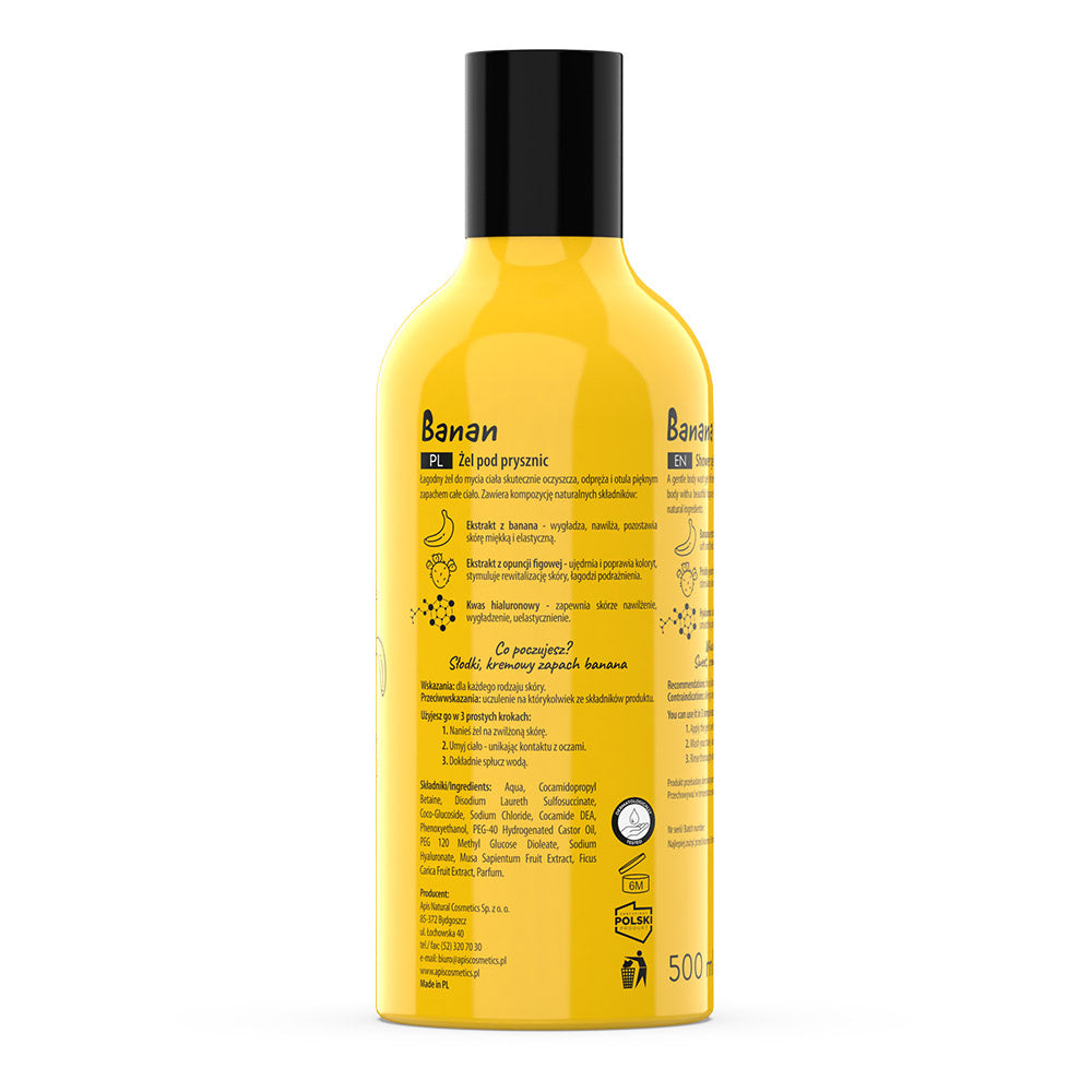 Apis Fruit Shot Banana Shower Gel | 500ml