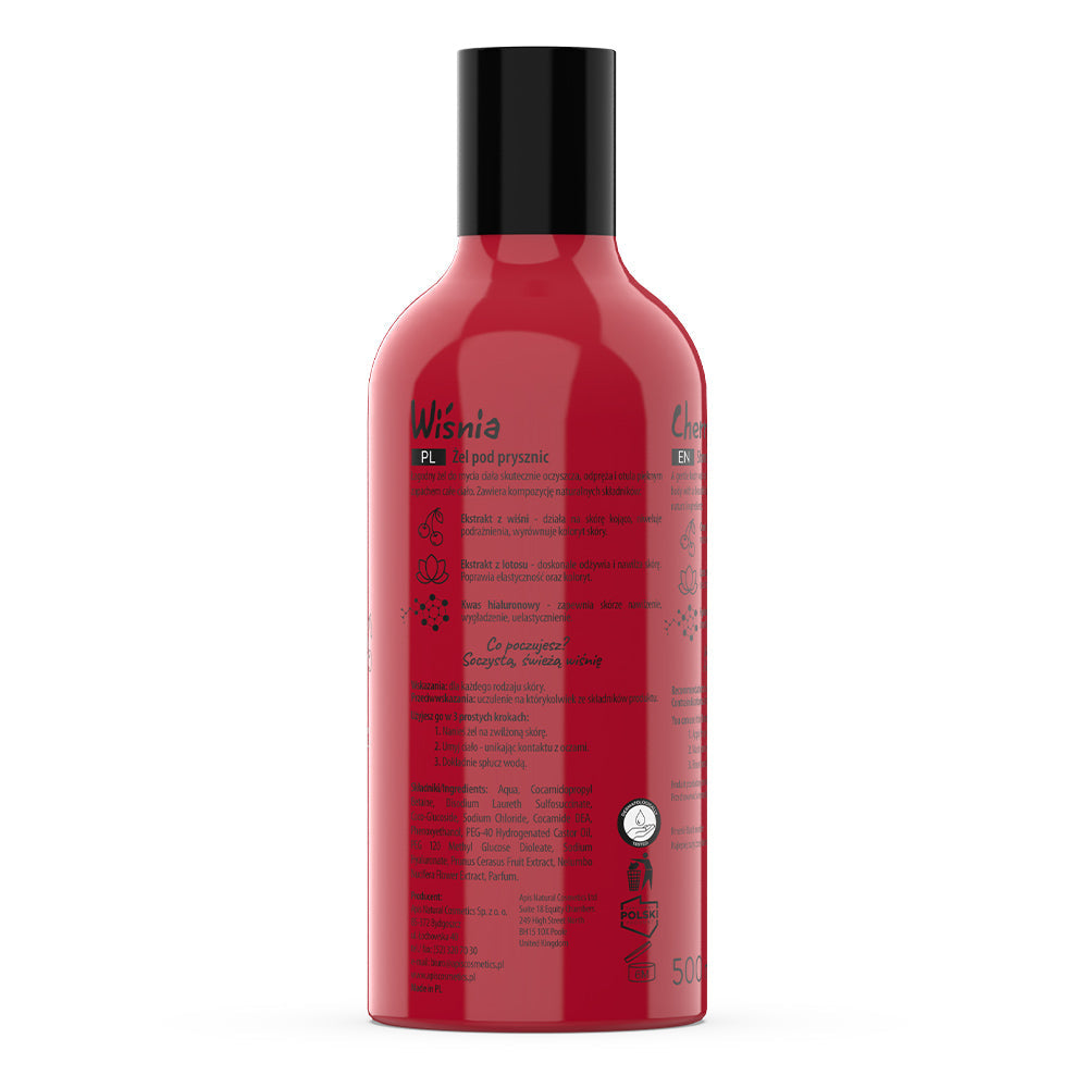 Apis Fruit Shot Cherry Shower Gel | 500 ml