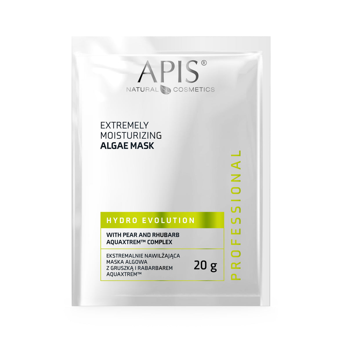 Apis Hydro Evolution Moisturising Algae Mask Pear & Rhubarb | 20g